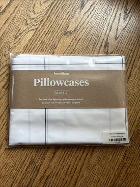 Brooklinen Classic Percale Standard Pillowcases Set of Two